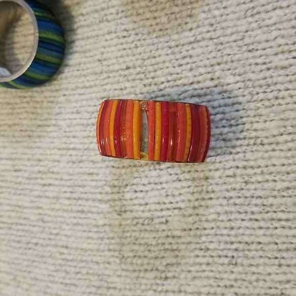 8 Crate&Barrel Napkin Rings Set - Picture 10 of 11